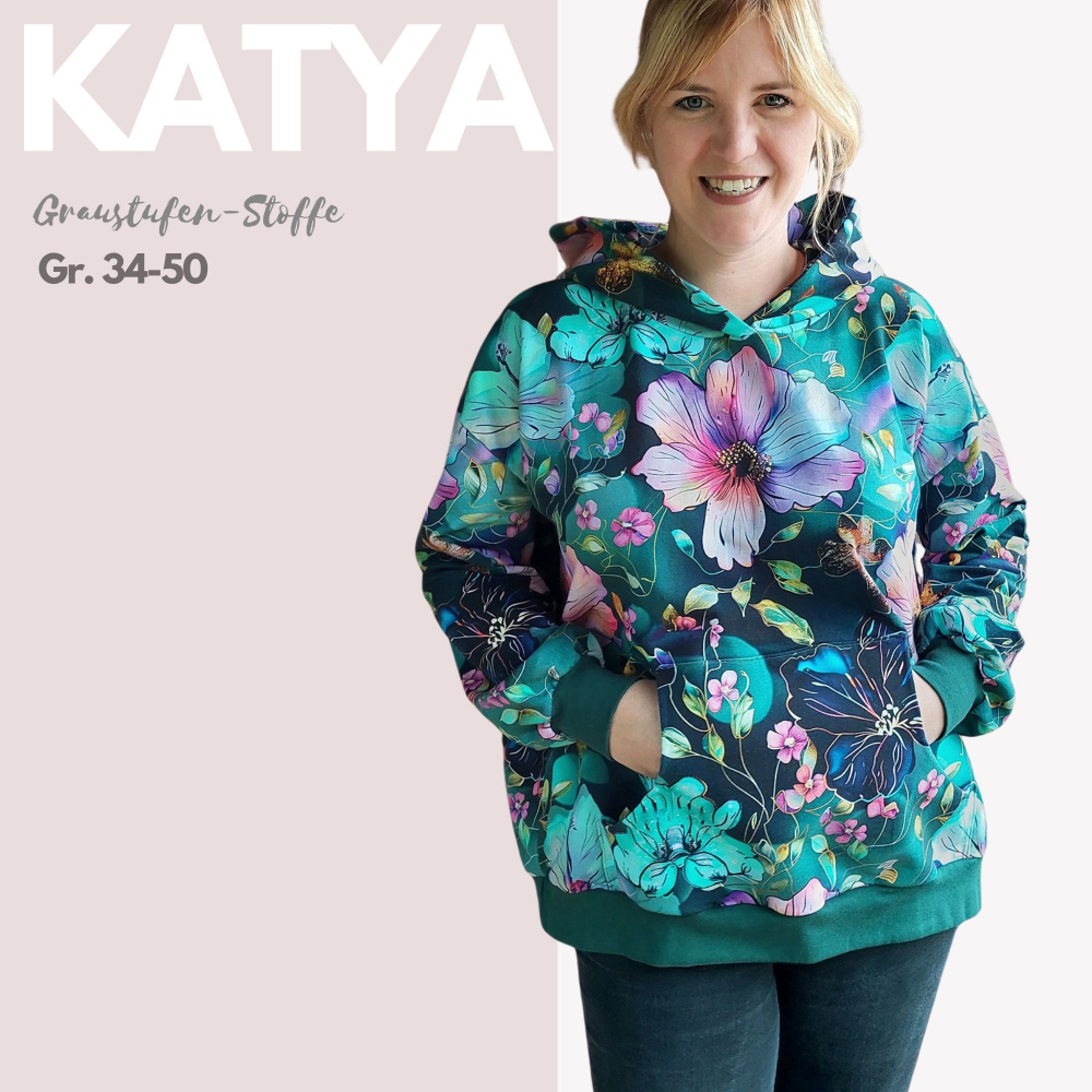 Schnittmuster Hoodie „Katya“ als E-Book